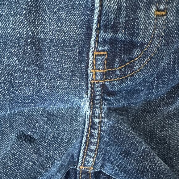 J.Crew Flex Jeans 32x32 Blue Denim Medium Stretch Straight Fit Zip Fly 5-Pocket - Picture 5 of 8